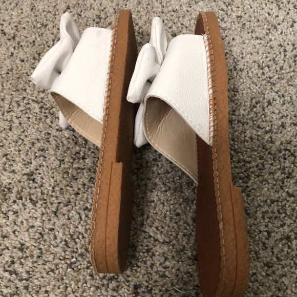 Cute green bow slides 9 slide sandals new - Picture 7 of 11